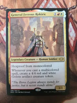 MTG EDH Custom Commander Deck: General Ferrous Rokiric - RW Golems - Image 1