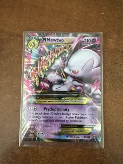 Mega Mewtwo EX 64/162 XY Breakthrough Ultra Rare Holo Card Pokemon TCG - Image 1