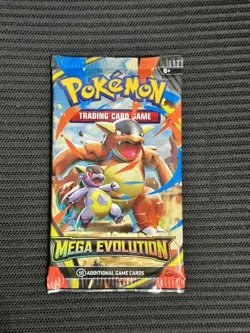 Pokemon TCG Mega Evolutions Booster Pack Factory Sealed Pre Release - Image 1