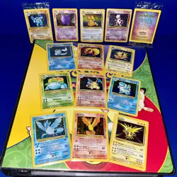 Pokemon 151 Original Complete Set 151/150 BASE JUNGLE FOSSIL Binder Collection - Image 1