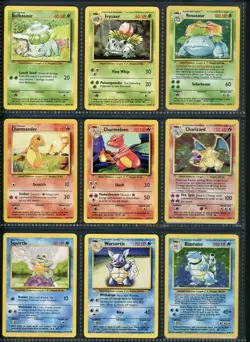 Pokemon 151 Original Complete Set 151/150 BASE JUNGLE FOSSIL Binder Collection - Image 3