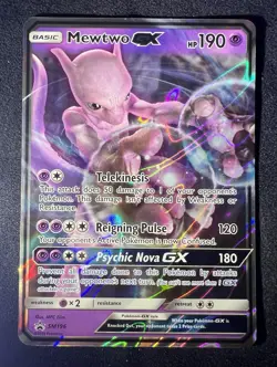 Pokemon TCG Mewtwo GX SM Black Star Promo SM196 Promo - Image 1