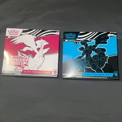 Pokemon TCG Scarlet & Violet Black Bolt And White Flare ETB Combo (1 Of Each) - Image 1