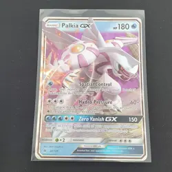 Pokemon TCG Palkia GX Sun & Moon: Ultra Prism 101/156 Holo Ultra Rare MP - Image 1