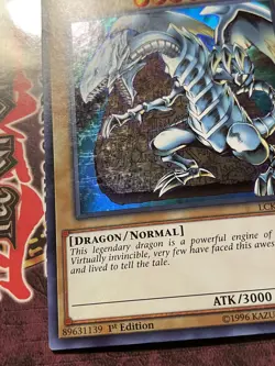 Blue-Eyes White Dragon - LCKC-EN001 - Ultra Rare - 1st Edition - VLP - Image 2