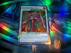 Crimson Blader 1st Edition Platinum Secret Rare RA04-EN161 Yu-Gi-Oh! - Image 1