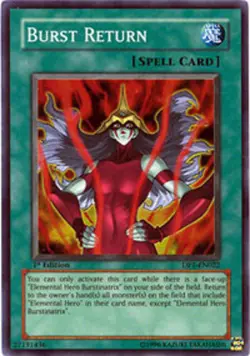Yugioh! HP Burst Return - DP1-EN022 - Super Rare - 1st Edition Heavily Played, E - Image 1