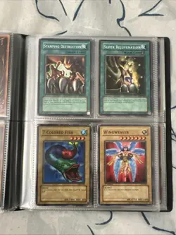 Yu-Gi-Oh! Trading Card Game Card Storage Folder By Konami + Vintage Cards - Image 4