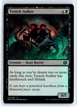 FOIL Trench Stalker The Brothers' War Common - MTG Magic the Gathering Card - Image 1