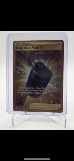 Pokemon TCG Suspicious Food Tin Champions Path Holo Card 080/073 - Image 1