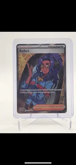 Pokemon TCG Prismatic Evolutions Raifort Full Art Trainer Card 142/131 - Image 2