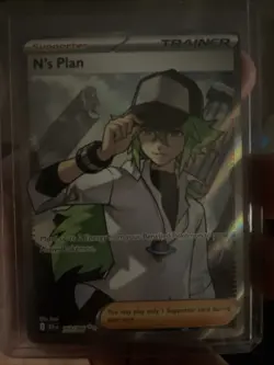 Pokemon TCG Black Bolt Card N's Plan 163/086 - Image 1