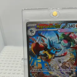 Mega Lucario Ex Alternate Art 179/132 Mega Evolution Secret Rare Pokemon Card NM - Image 4