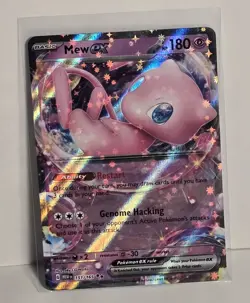 Mew EX 151/165 Sv: Scarlet & Violet 151 Holo Rare Pokemon TCG Card NM/M - Image 1