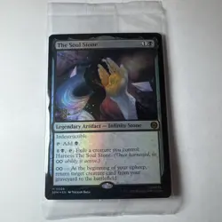 MTG Spider-Man The Soul Stone Pre-Release Promo Foil Sealed M0066 - Image 1