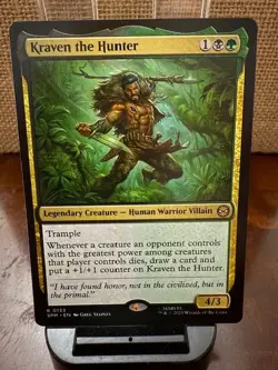 MTG Marvel's Spider-Man Kraven the Hunter - Rare Regular 0133 NM/M+! - Image 1