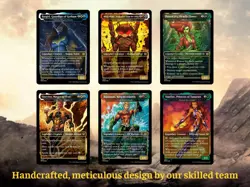 Custom MTG Commander - DC Heroes 100 Full Art Cards + Bonus (With Box) - Image 3