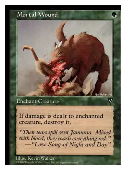 MTG Magic The Gathering Visions Mortal Wound # - Image 1