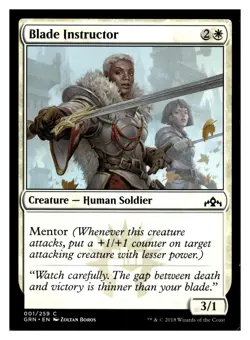 MTG Magic The Gathering Guilds of Ravnica Blade Instructor #1 - Image 1