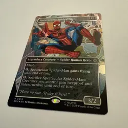 Spectacular Spider-Man FOIL Borderless 14 Marvel's Spider-Man SPM MTG Unplayed - Image 5