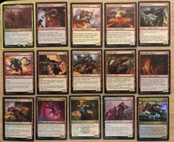 Budget Casual Commander MTG Deck Red Black Burn Rankle & Torbran Ready To Play - Image 1