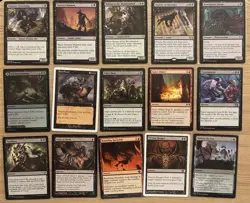 Budget Casual Commander MTG Deck Red Black Burn Rankle & Torbran Ready To Play - Image 3