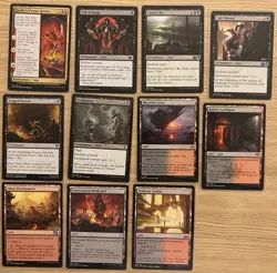 Budget Casual Commander MTG Deck Red Black Burn Rankle & Torbran Ready To Play - Image 5