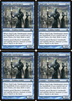 Opal Lake Gatekeepers X4 Dragon's Maze #16 MTG Magic the Gathering 2Fire Games - Image 1