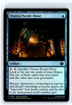 FOIL Orazca PuzzleDoor Lost Caverns of Ixalan - MTG Magic the Gathering Card - Image 1