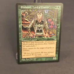 1997 MTG Tempest "Eladamri, Lord Of Leaves" Card Near Mint Magic The Gathering - Image 2