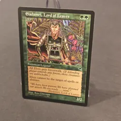 1997 MTG Tempest "Eladamri, Lord Of Leaves" Card Near Mint Magic The Gathering - Image 3