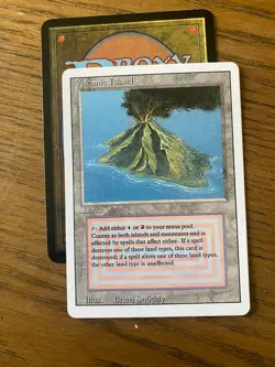 Volcanic Island dual MTG sticker cEDH revised - Image 1