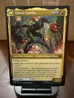 MTG Marvel's Spider-Man Norman Osborn/Green Goblin Mythic Regular 0039 NM/M+! - Image 2