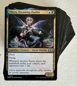 Obyra Dreaming Duelist Commander Deck Farie Black Blue MTG EDH Custom - Image 1