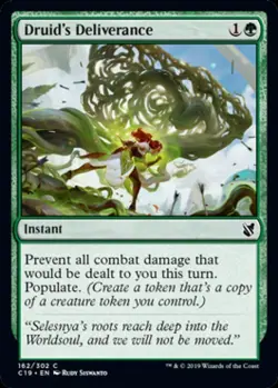 Druid's Deliverance - Light Play MTG Commander 2019 - Image 1