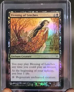 Blessing of Leeches Betrayers of Kamigawa Foil MTG Near Mint - Image 1