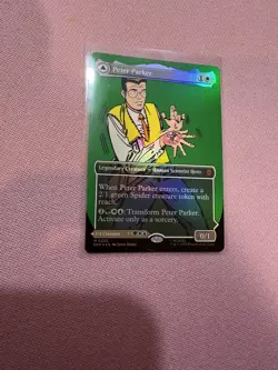 Peter Parker (0232) (Borderless Foil) MTG x Marvel's Spider-Man - NM - Image 2