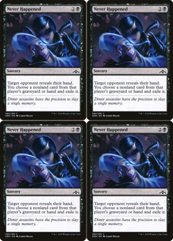 Never Happened X4 Guilds of Ravnica #80 MTG Magic the Gathering NM 2Fire Games - Image 1