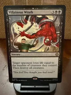 MTG Marvel's Spider-Man Villainous Wrath Rare Regular 0074 NM/M+! - Image 1