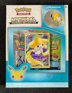 POKEMON 2016, 20th Anniversary Mythical Pin BOX JIRACHI SEALED GENERATIONS Packs - Image 1