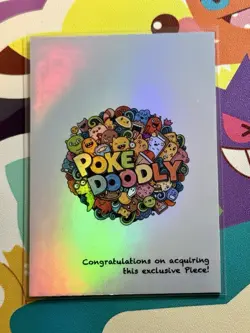 TCG Parody Pokemon PokeDoodly Pikachu: Peek-A-Chu Promo Custom - Image 2