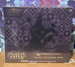 Pokemon Center Exclusive Paldean Fates Elite Trainer Box - Sealed - Case Fresh - Image 1