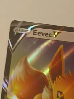 Eevee V SWSH065 Black Star Promo Pokemon Stamped Battle Academy - Image 4