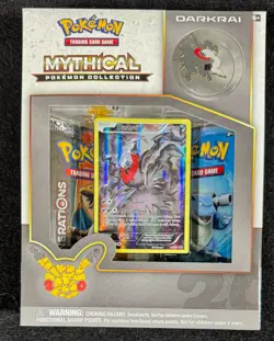 POKEMON 2016, 20th Anniversary Mythical Pin BOX DARKRAI SEALED GENERATIONS Packs - Image 1