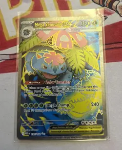 NM/M Mega Venusaur EX Full Art Pokemon TCG Mega Evolution Ultra Rare 155/132 - Image 1