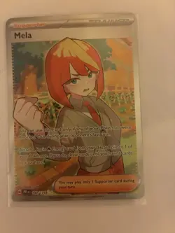 Mela Full Art Ultra Rare 140/131 Pokemon Prismatic Evolutions Near Mint - Image 1