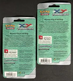 POKEMON XY FURIOUS FISTS CHECKLANE BLISTER BOOSTER PACK BOTH ZOROARK & GOGOAT - Image 2