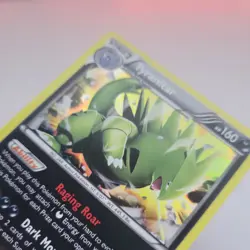 2016 Pokemon Fates Collide #56 Tyranitar Holo Rare NM to Mint Condition - Image 3