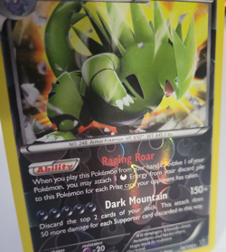 2016 Pokemon Fates Collide #56 Tyranitar Reverse Holo NM to Mint Condition - Image 3