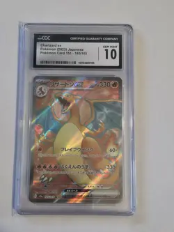 CGC 10 - Charizard ex 185/165 Sv2a: Pokemon TCG 151 Holo (Japanese) - Image 1